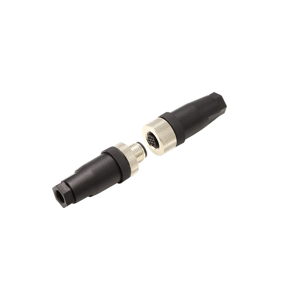 M12 8 موصل مقاوم للماء عالي التحمل IP67